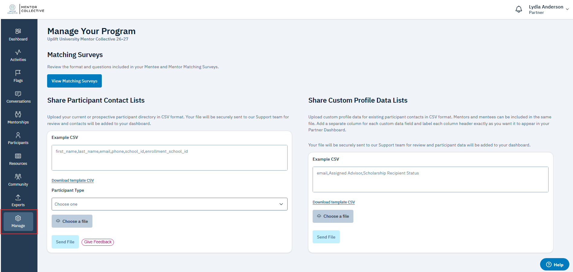 Manage Program Page - Main screenshot.png