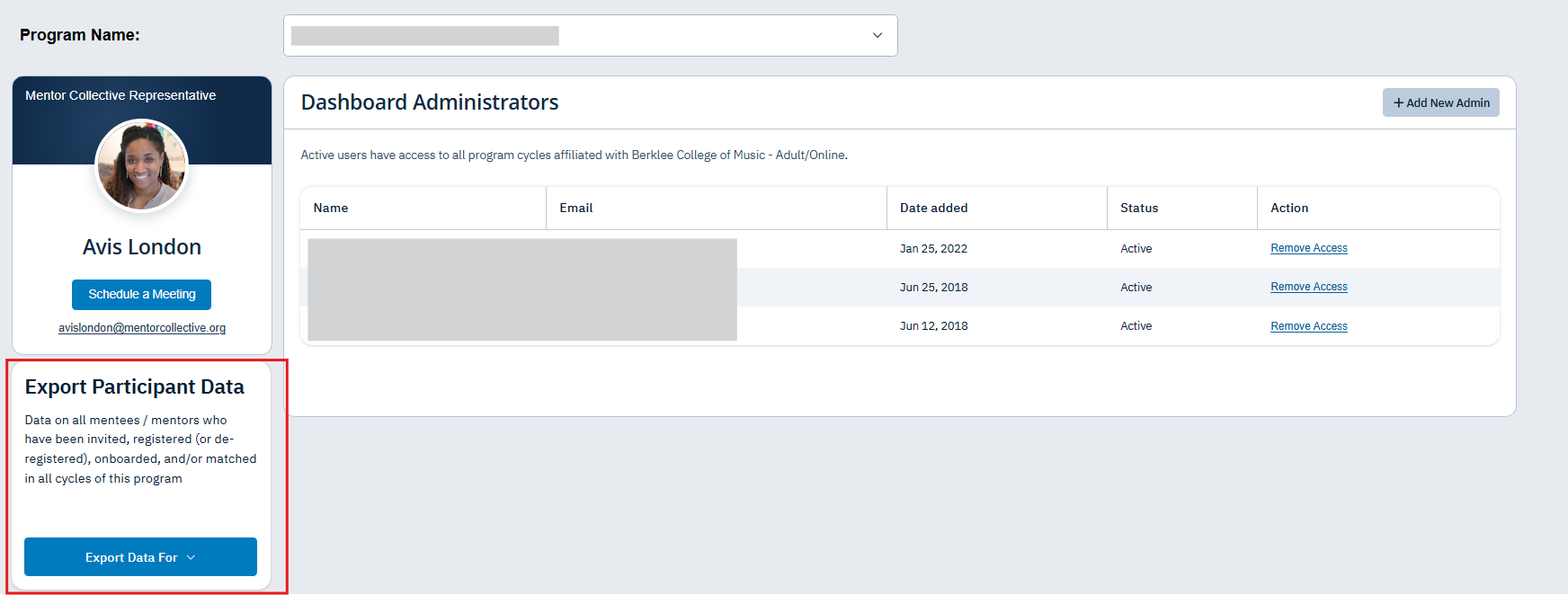 Admin Center - Export Participant Data.png